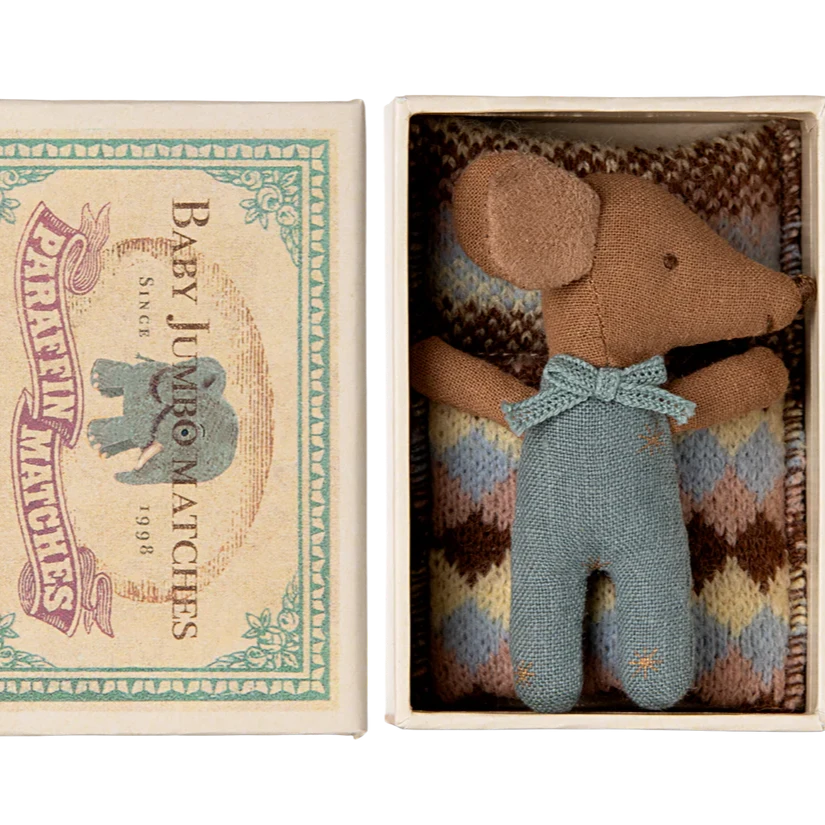 Baby Boy Mouse in the Matchbox
