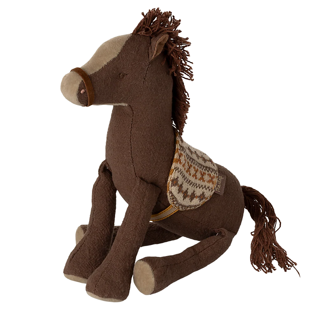 Cute Brown Pony by Maileg Small