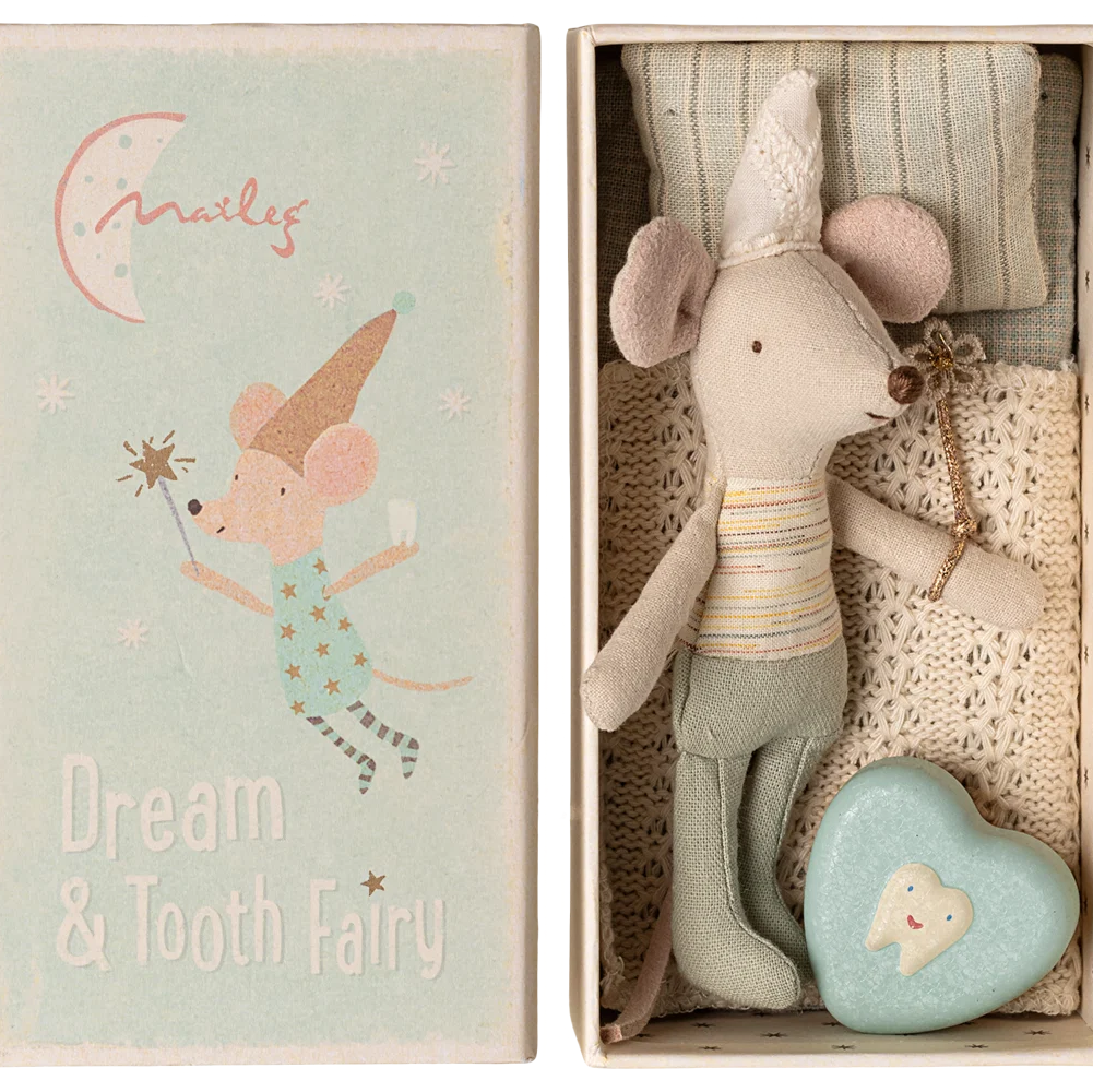 Tooth Fairy Mouse Little Brother by Maileg