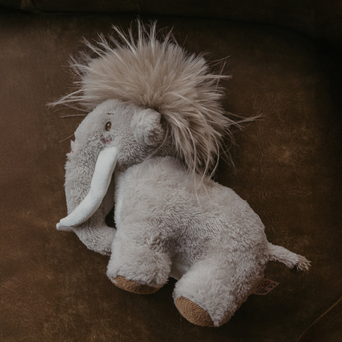 Furry Mammoth Soft Toy