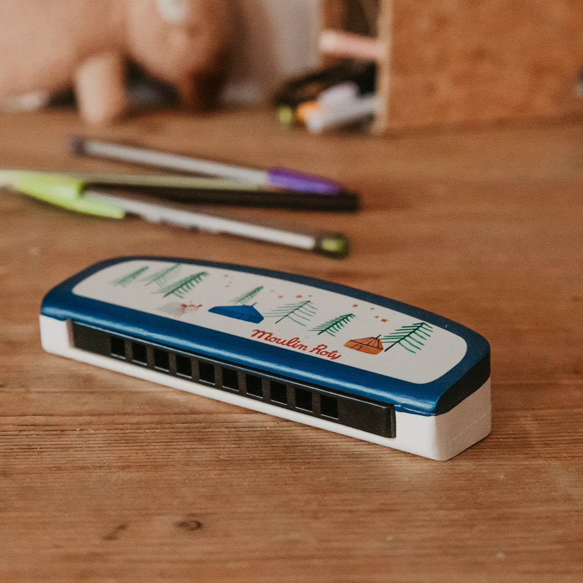 Colourful Kids Harmonica Toy