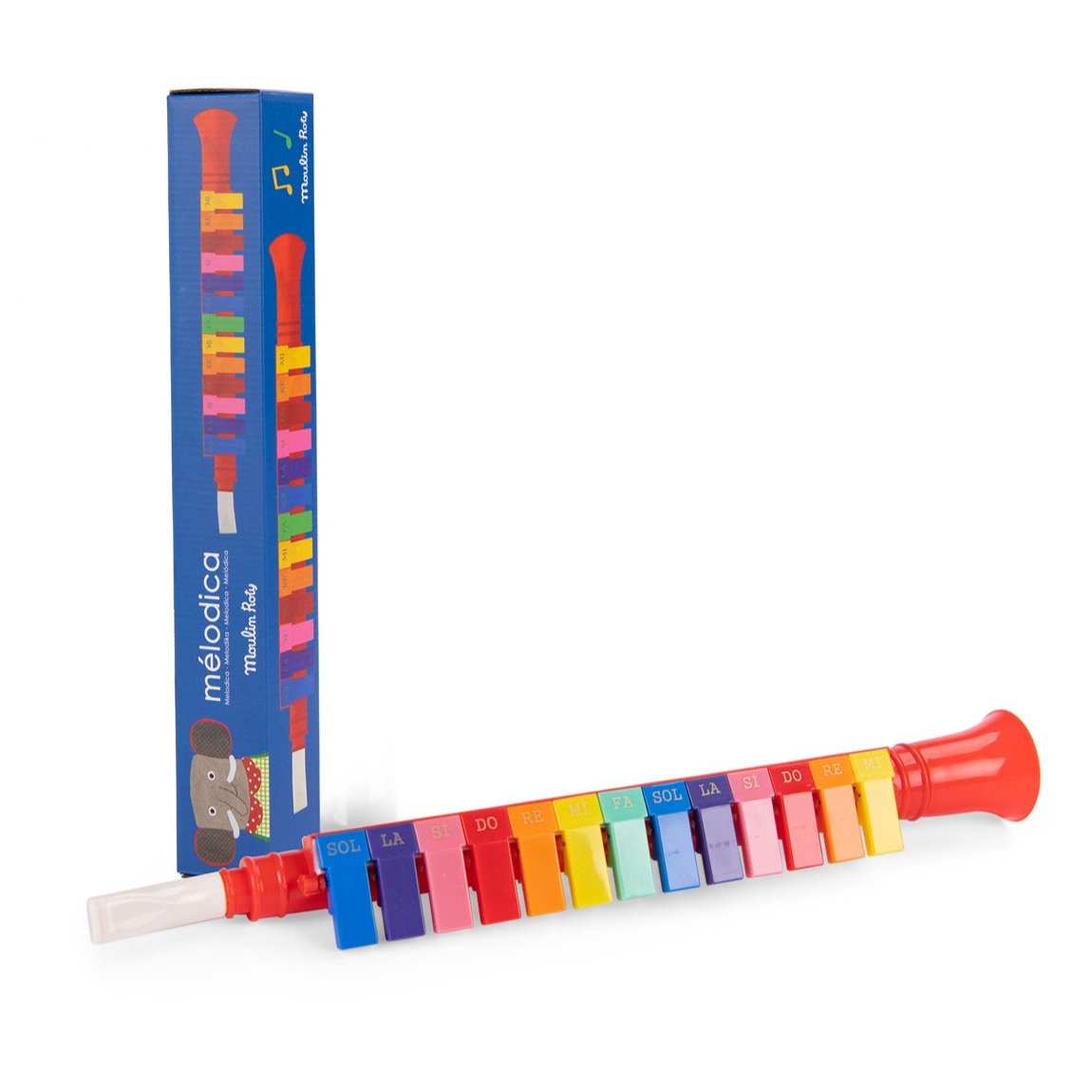 Clarinet Colourful Toy by Moulin Roty