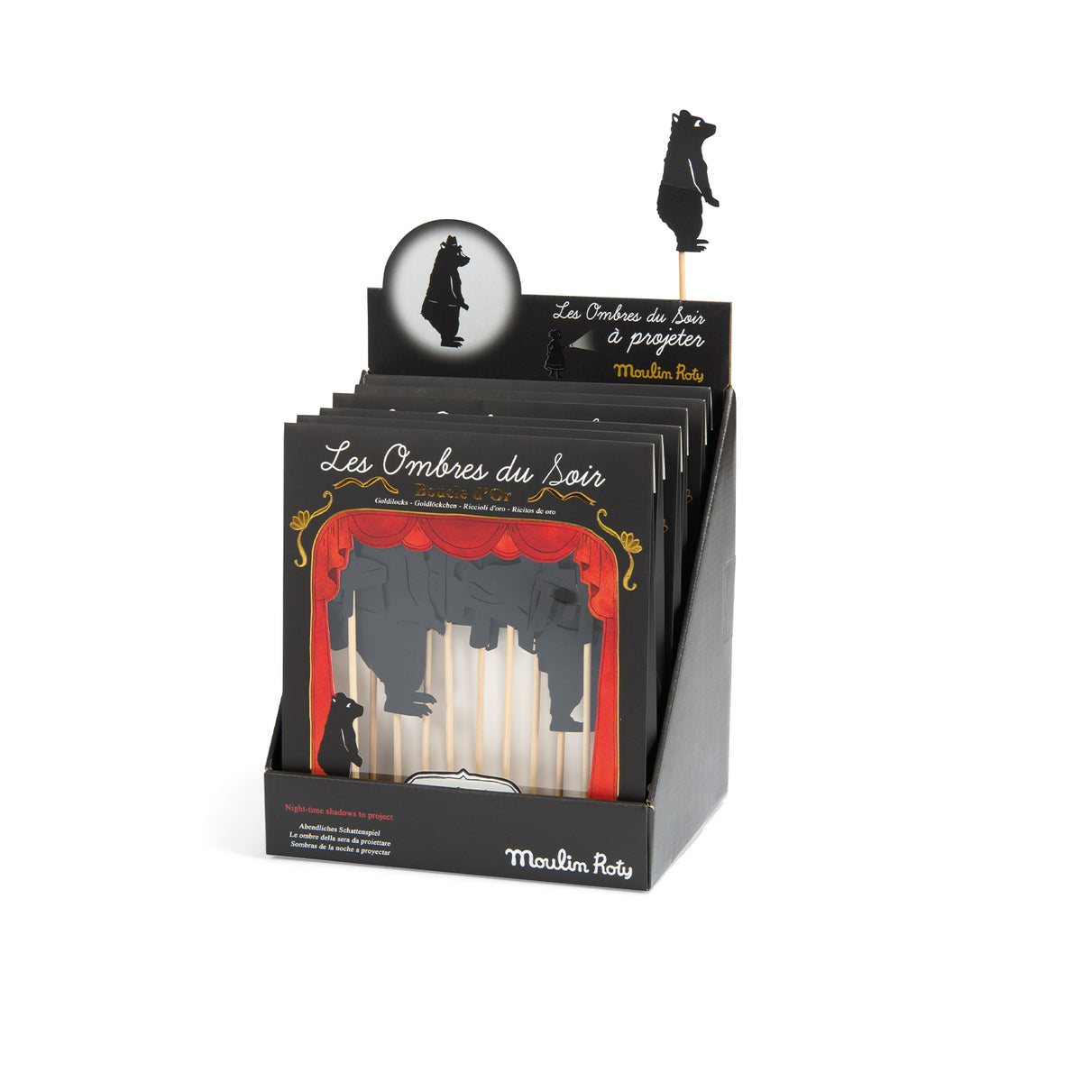 Goldilocks and the Three Bears Shadow Puppets