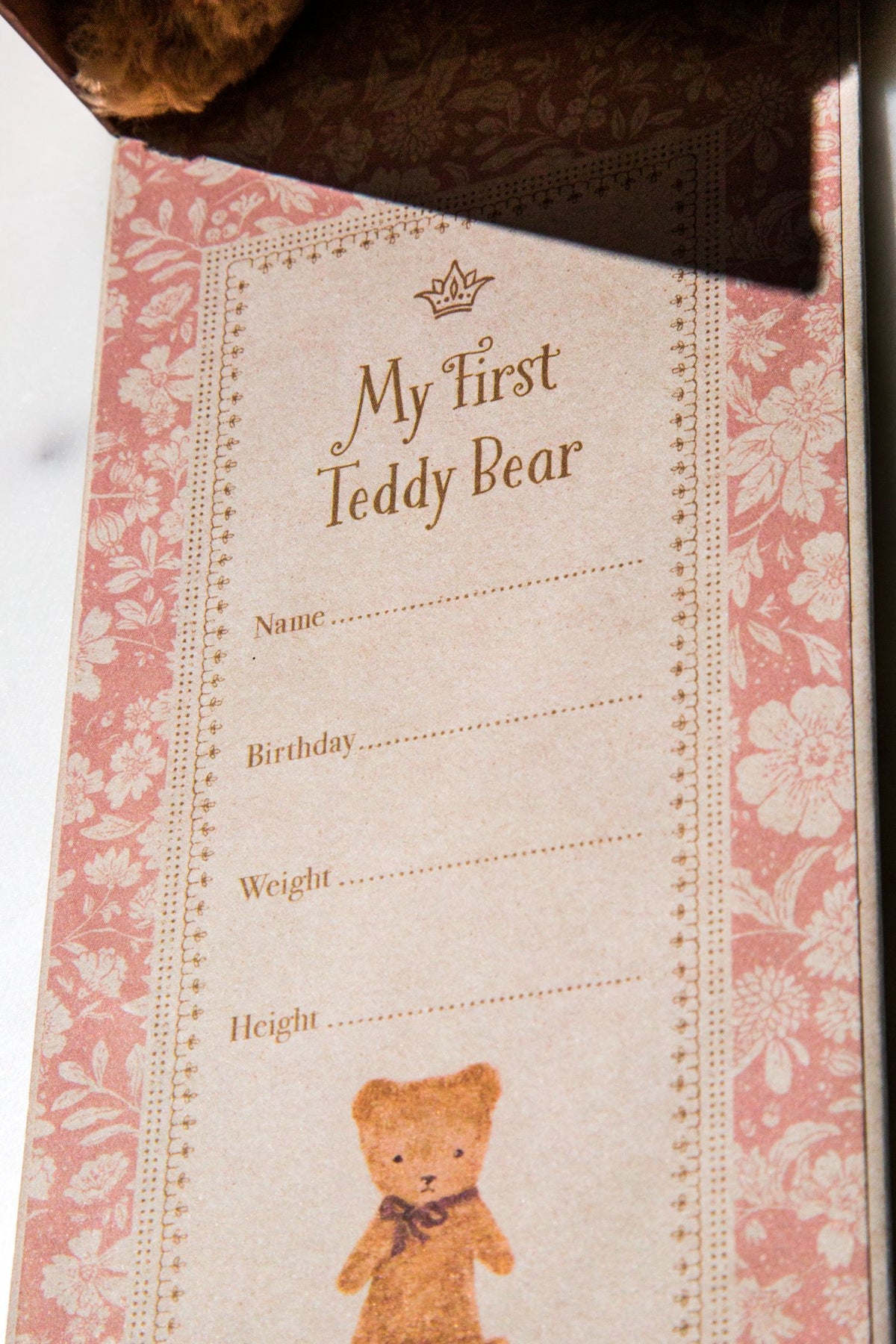 My First Teddy Pink in the Box by Maileg