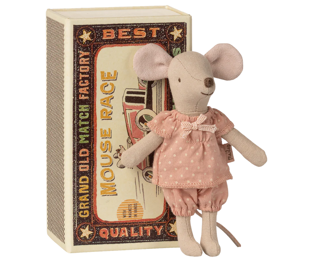 Big Sister Mouse in Matchbox by Maileg