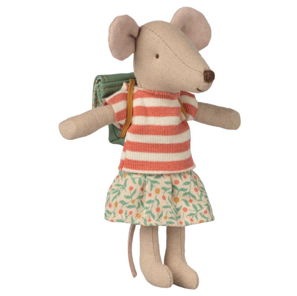 Big Sister Mouse On A Bicycle by Maileg