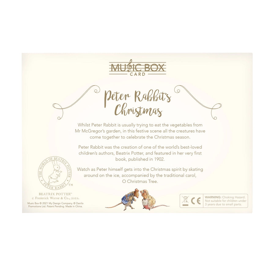 Dancing Peter Rabbit Music Card