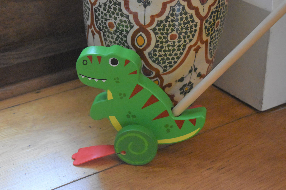 Push-Along Wooden Animal Toy