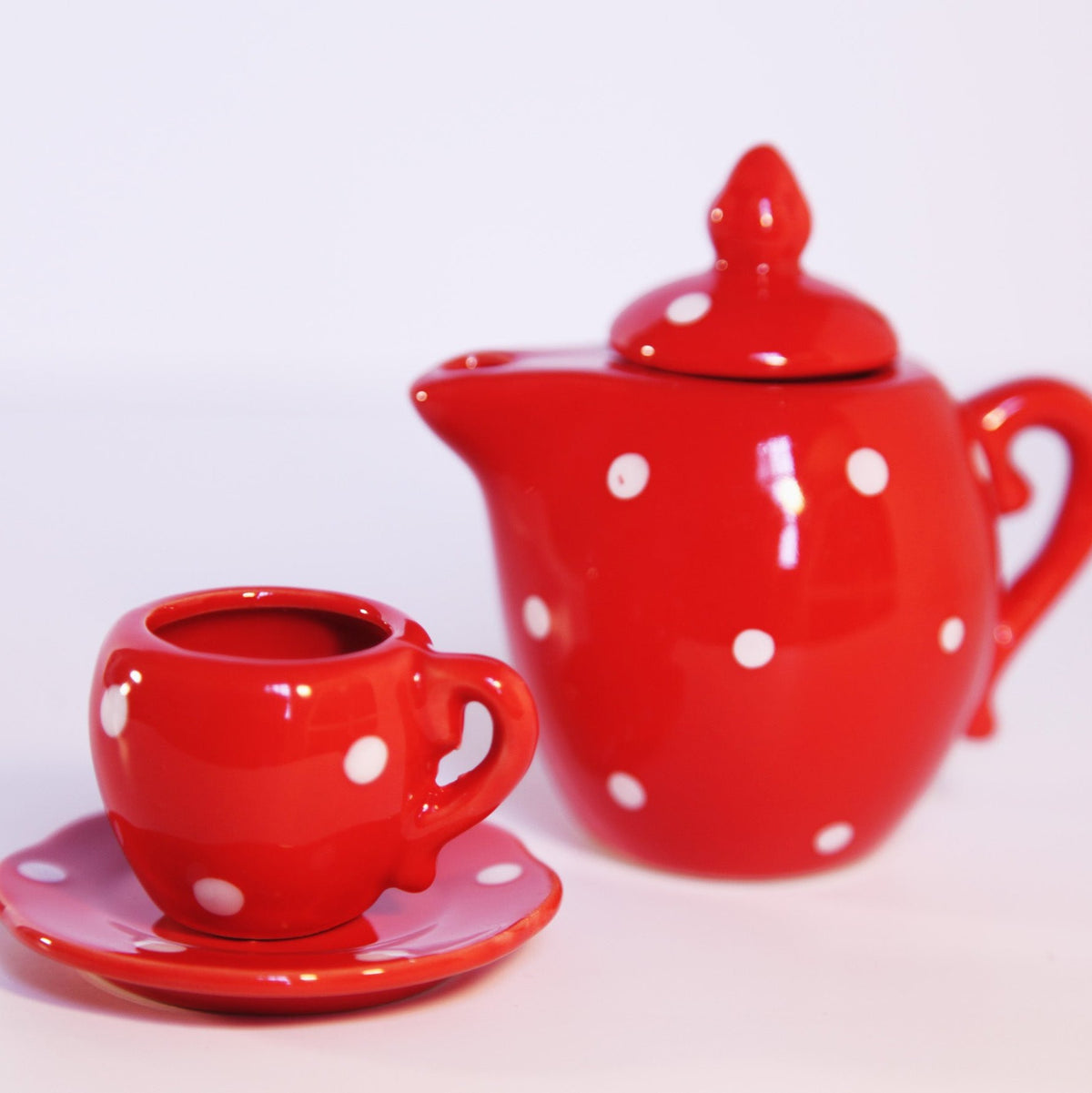 Red Polka Dot Tea Set by Moulin Roty