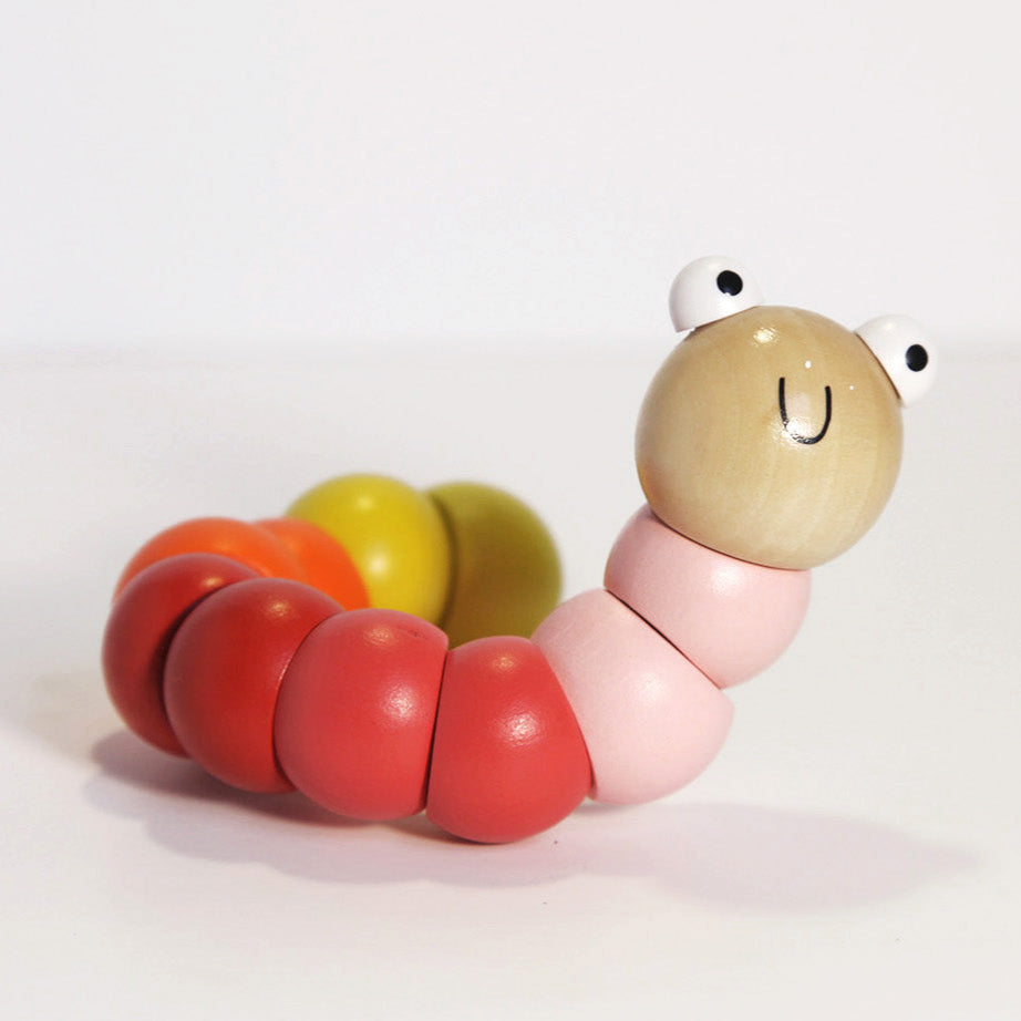 Wiggly Worm Wooden Toy