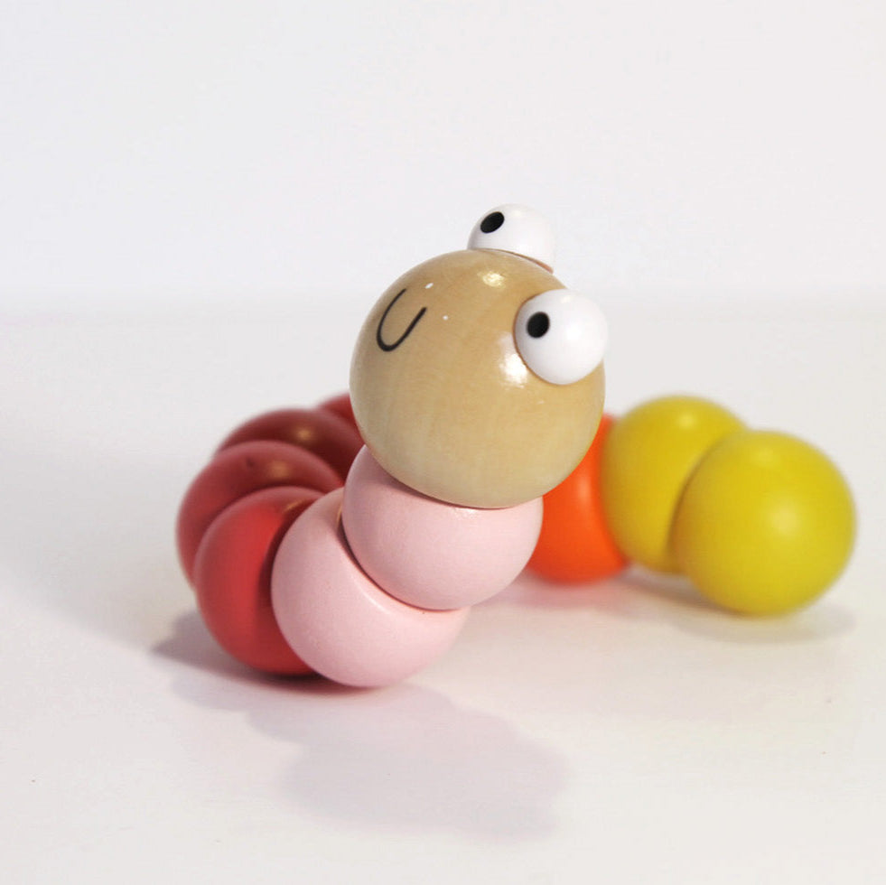 Wiggly Worm Wooden Toy