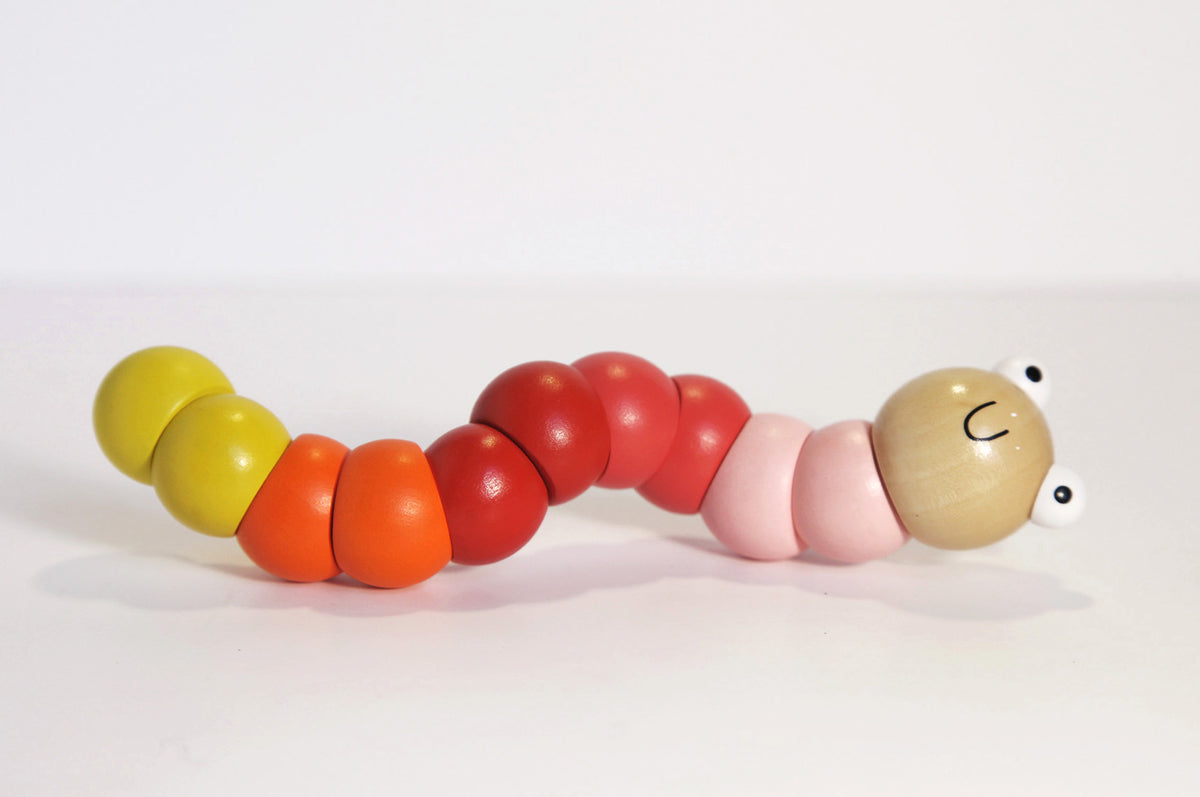 Wiggly Worm Wooden Toy