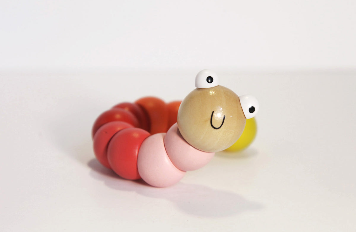 Wiggly Worm Wooden Toy