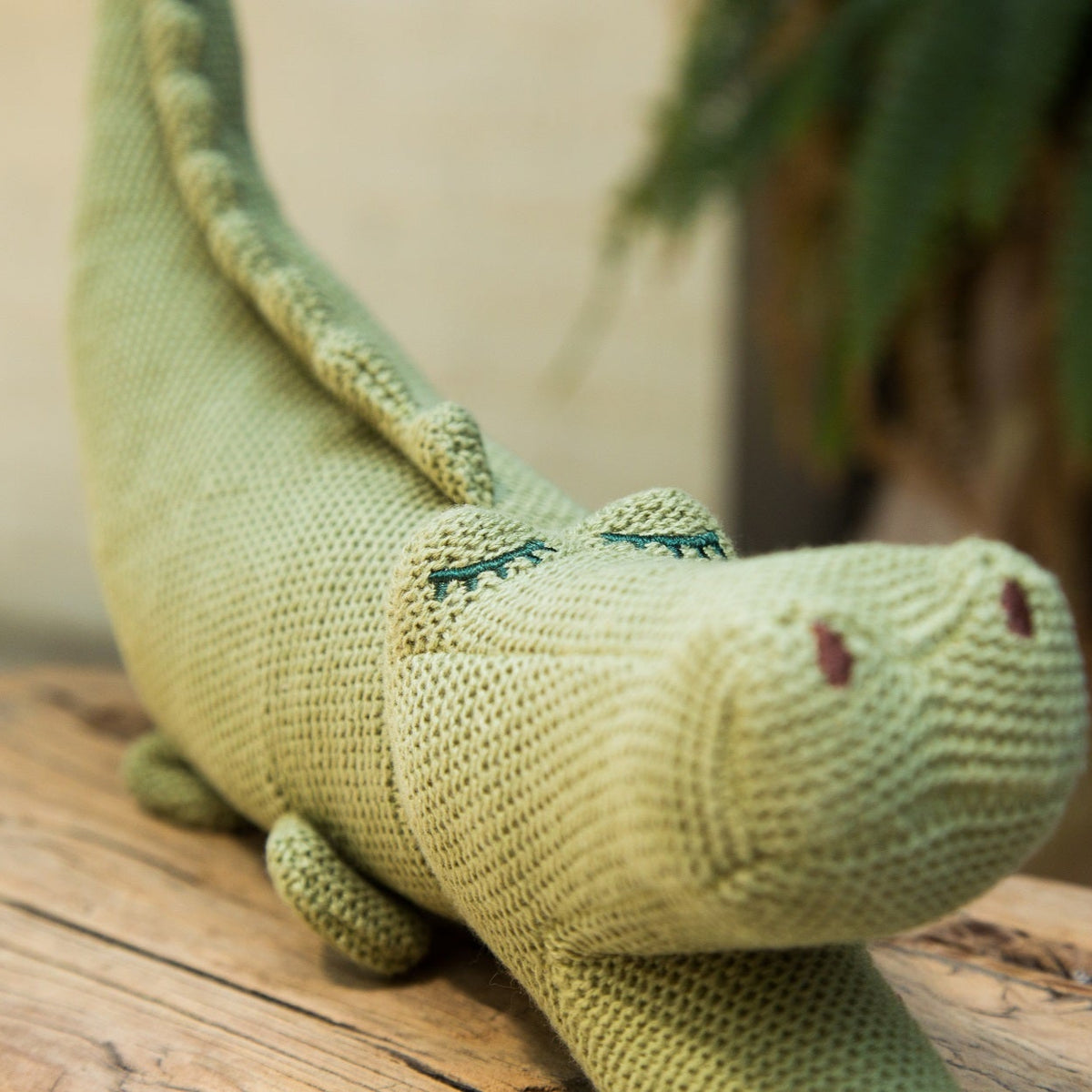 Crocodile Plush Rattle Toy