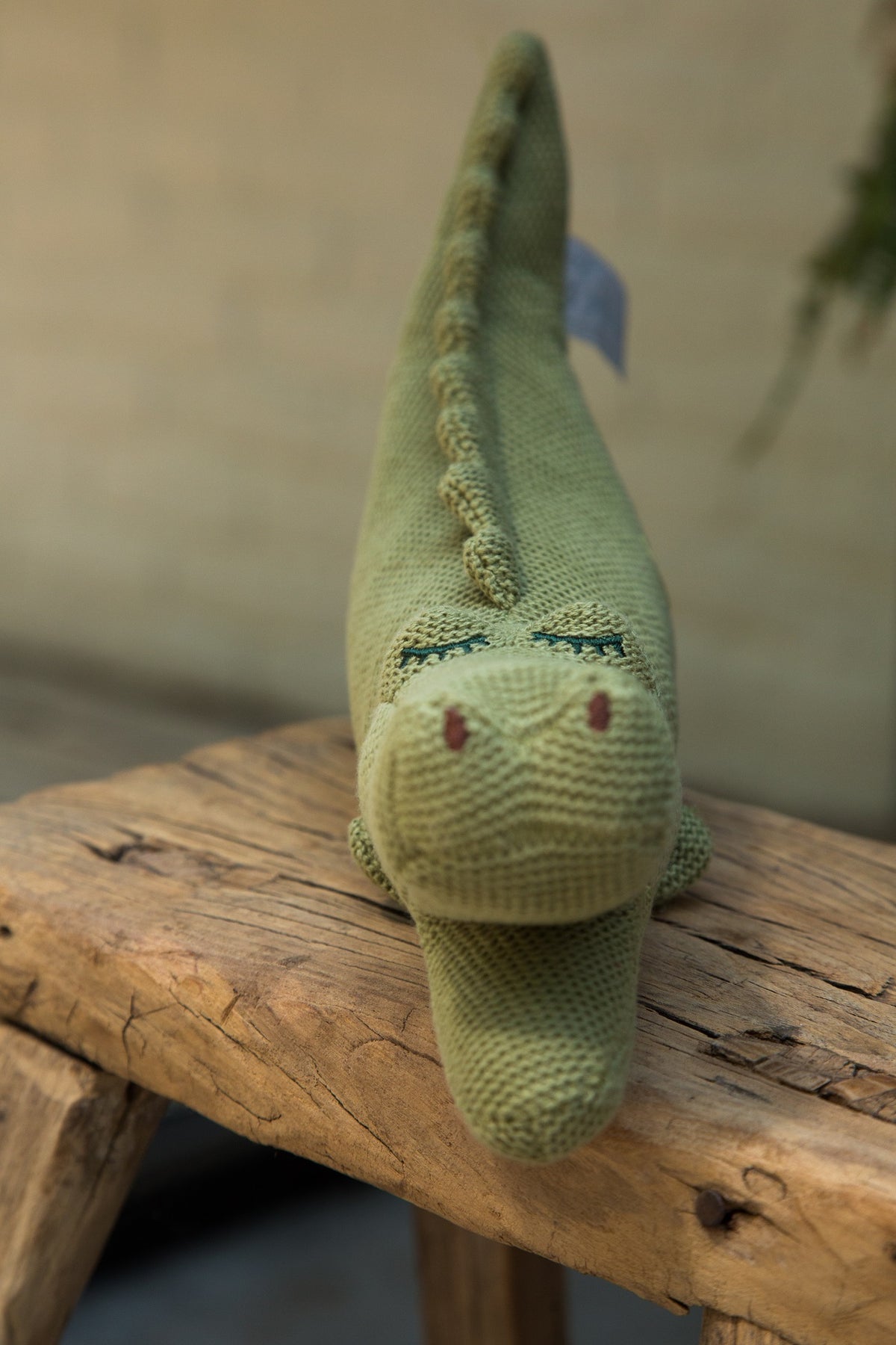 Crocodile Plush Rattle Toy