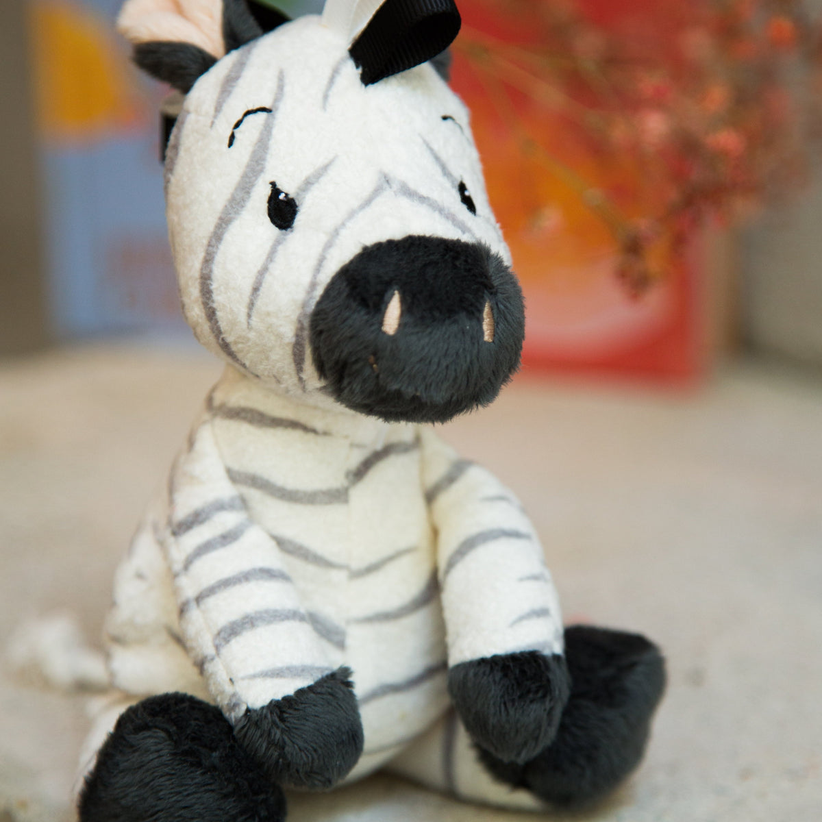 Baby Zebra Rattle Plush Toy