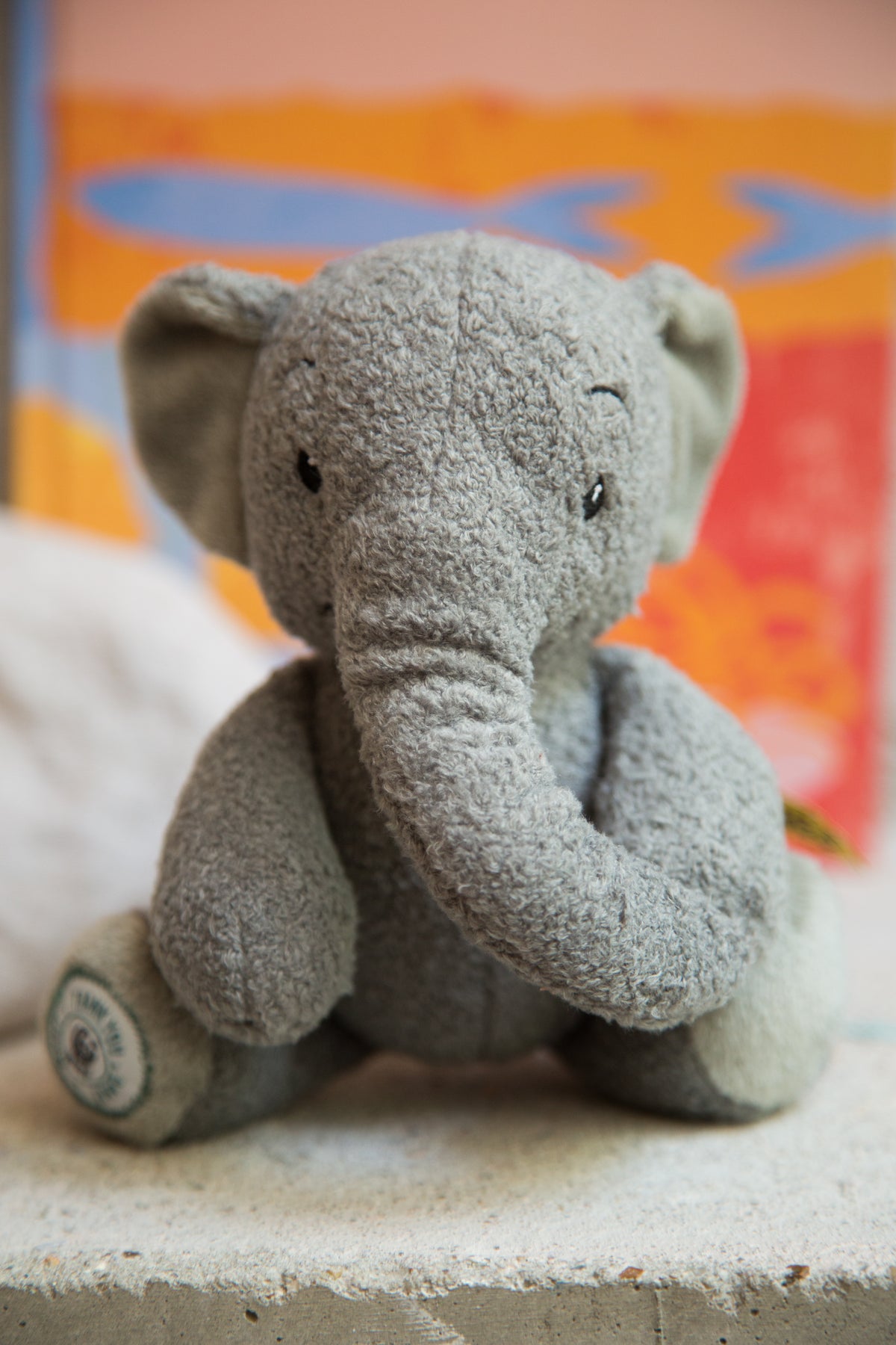 Elephant Rattle With Crinkle Ears
