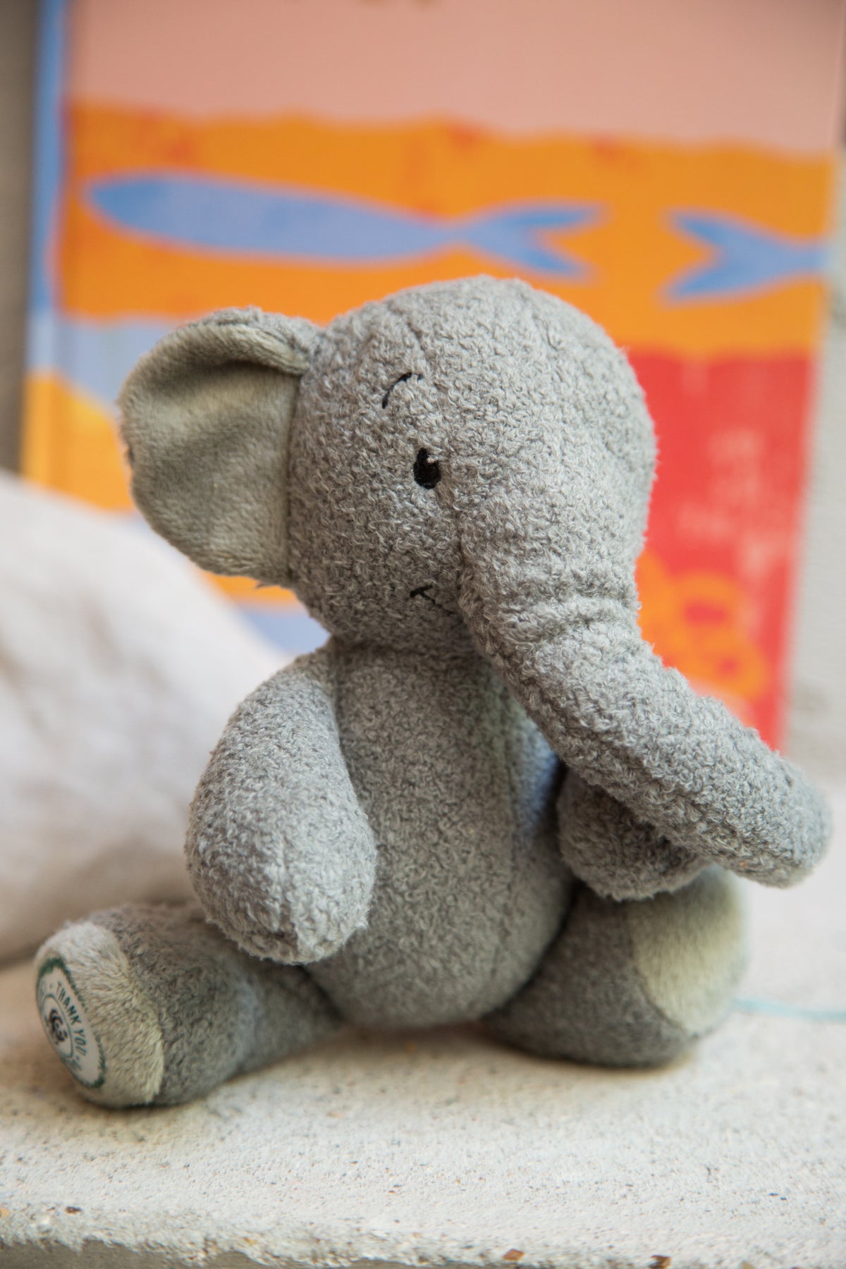 Elephant Rattle With Crinkle Ears
