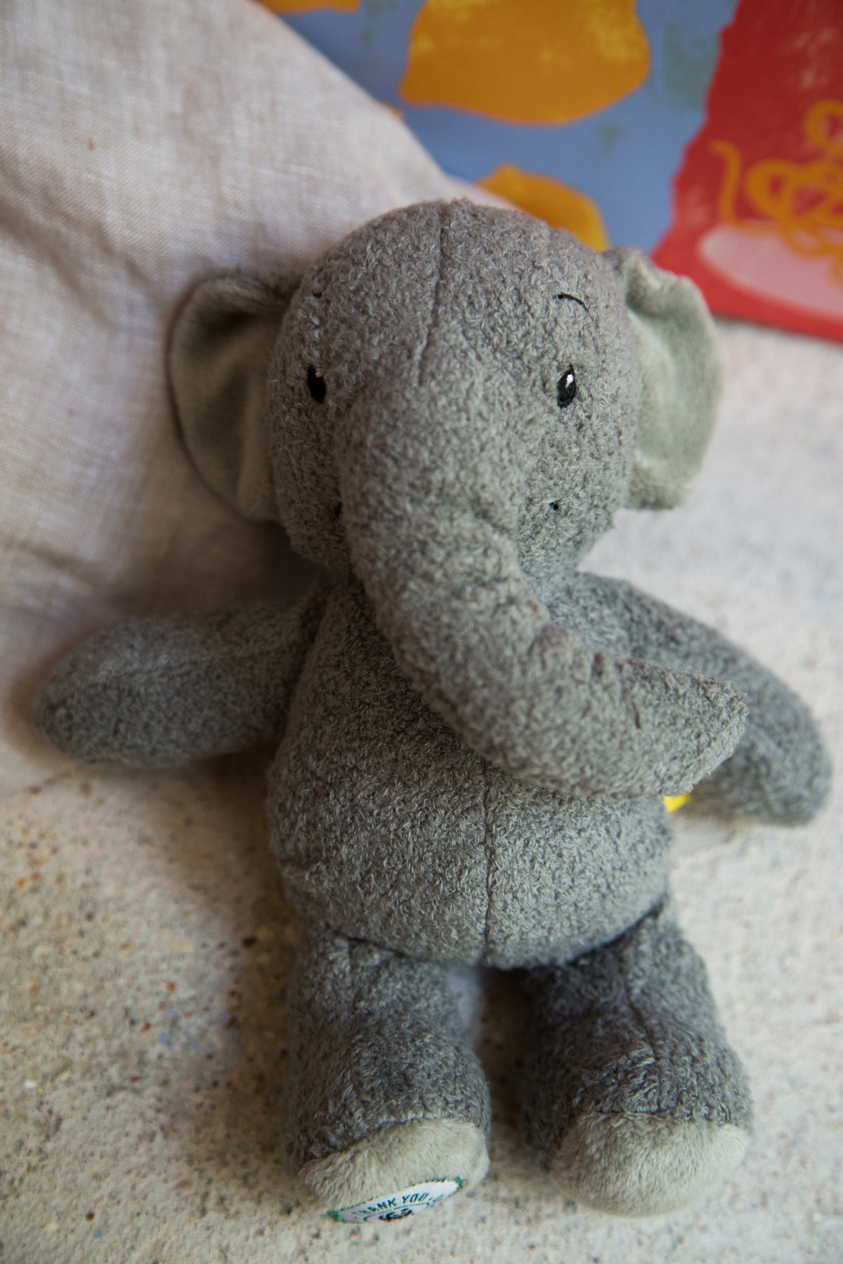 Elephant Rattle With Crinkle Ears