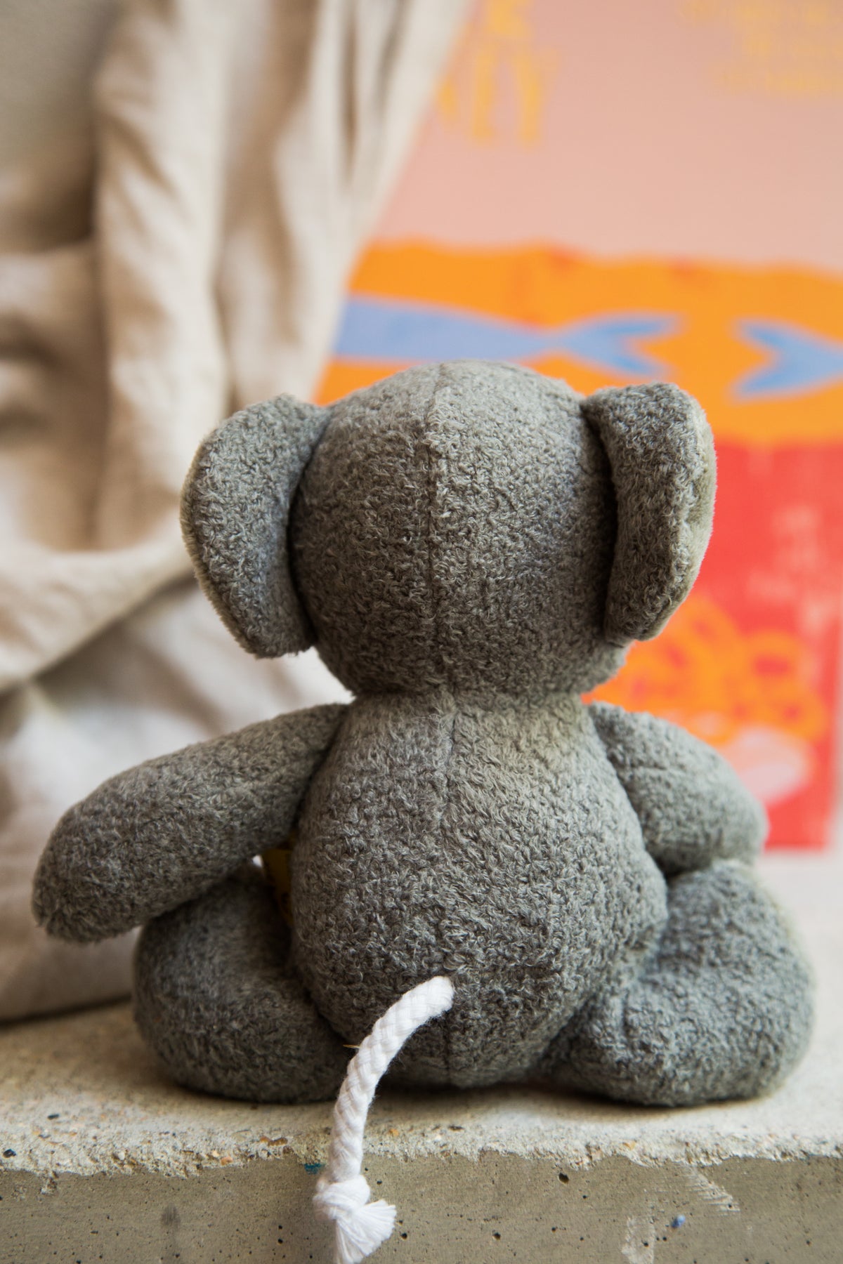 Elephant Rattle With Crinkle Ears