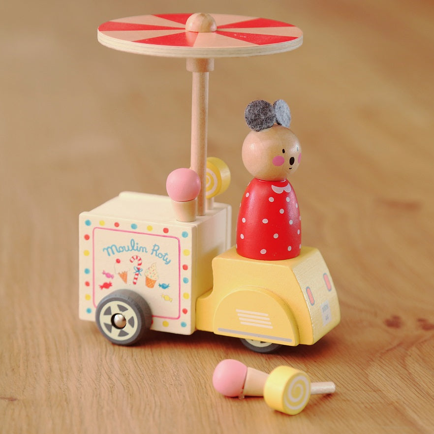 Wooden Wooden Ice Cream Tricycle Toy