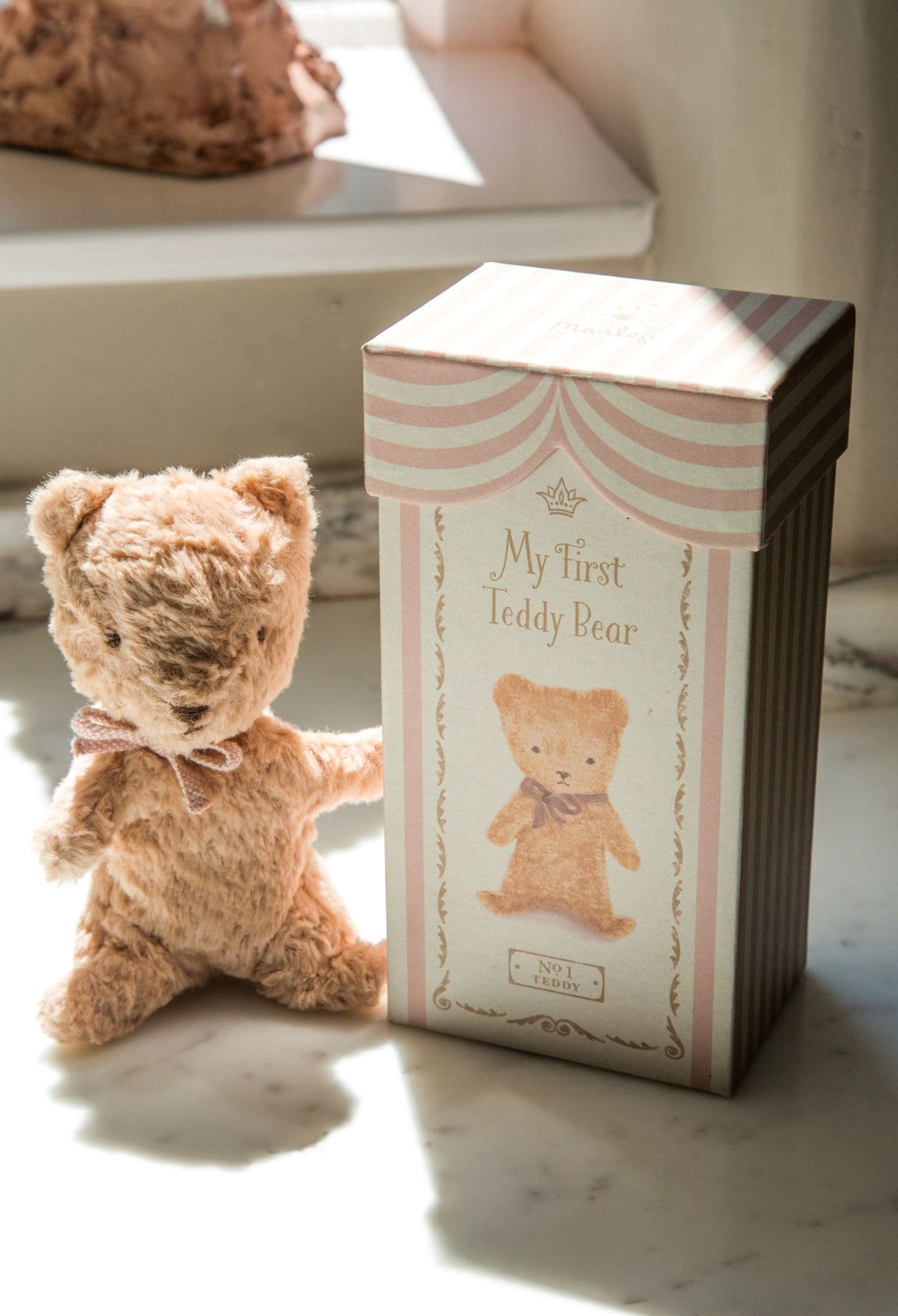 My First Teddy Pink in the Box by Maileg