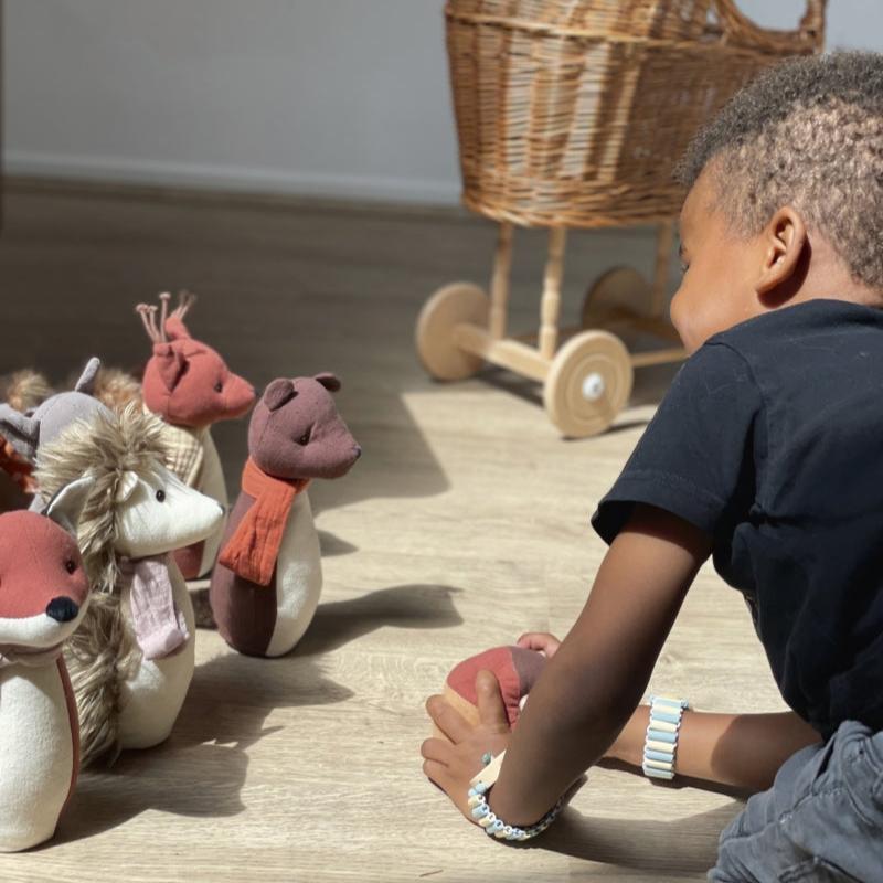 Five Little Beasties Bowling Game