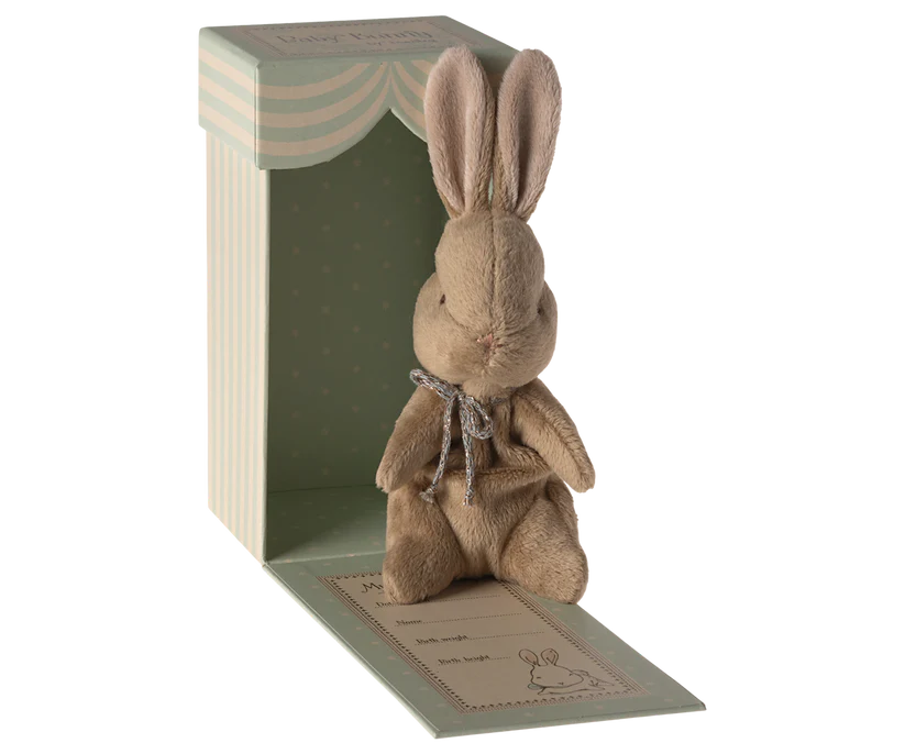 My First Bunny in the Box by Maileg Blue