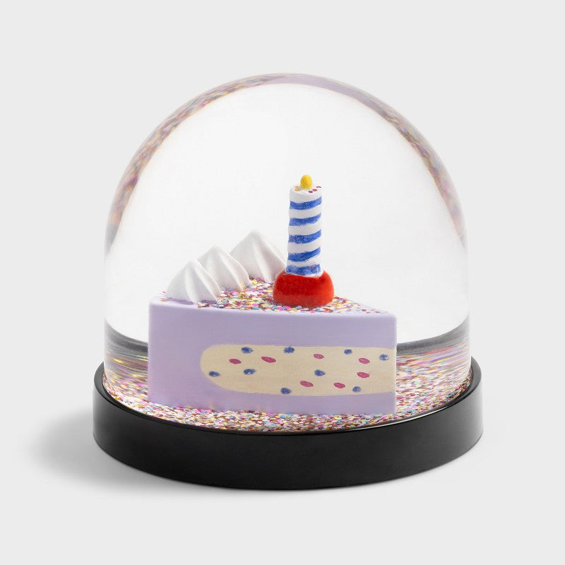 Birthday Cake Glitter Globe