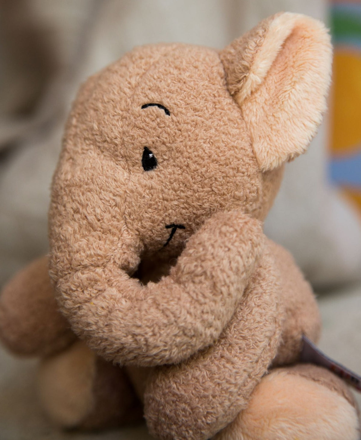 Elephant Rattle With Crinkle Ears