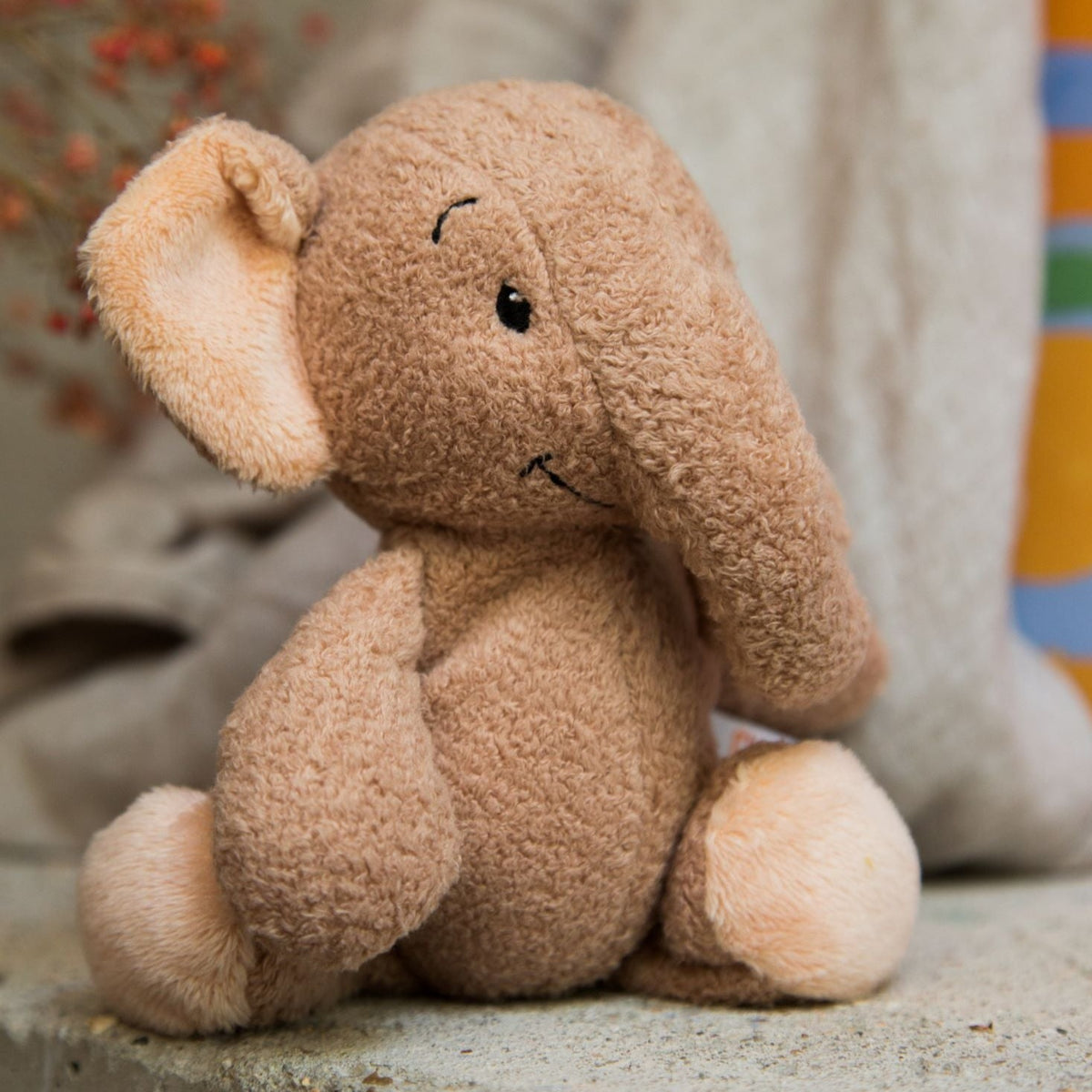 Elephant Rattle With Crinkle Ears