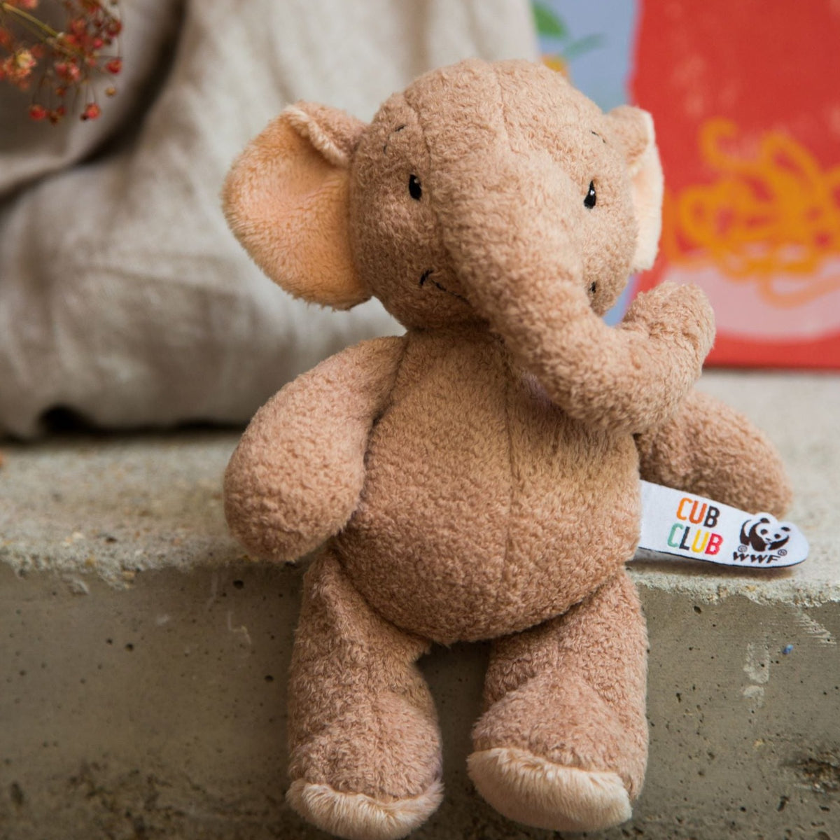 Elephant Rattle With Crinkle Ears