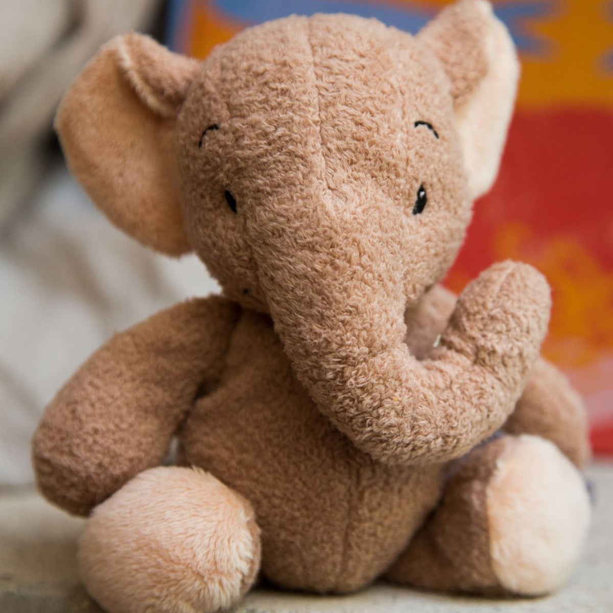 Elephant Rattle With Crinkle Ears