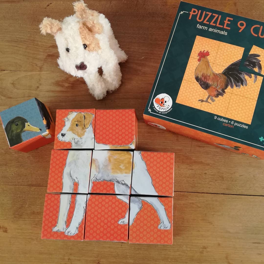 Farm Animal Puzzle Cubes
