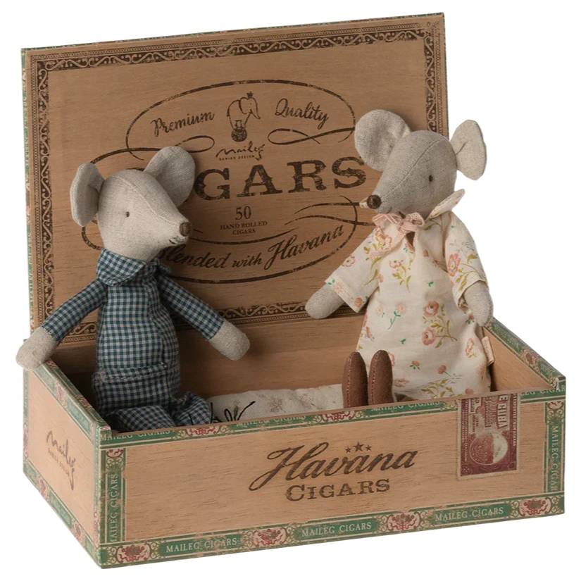 Mice in a Matchbox by Maileg, Grandpa &amp; Grandma
