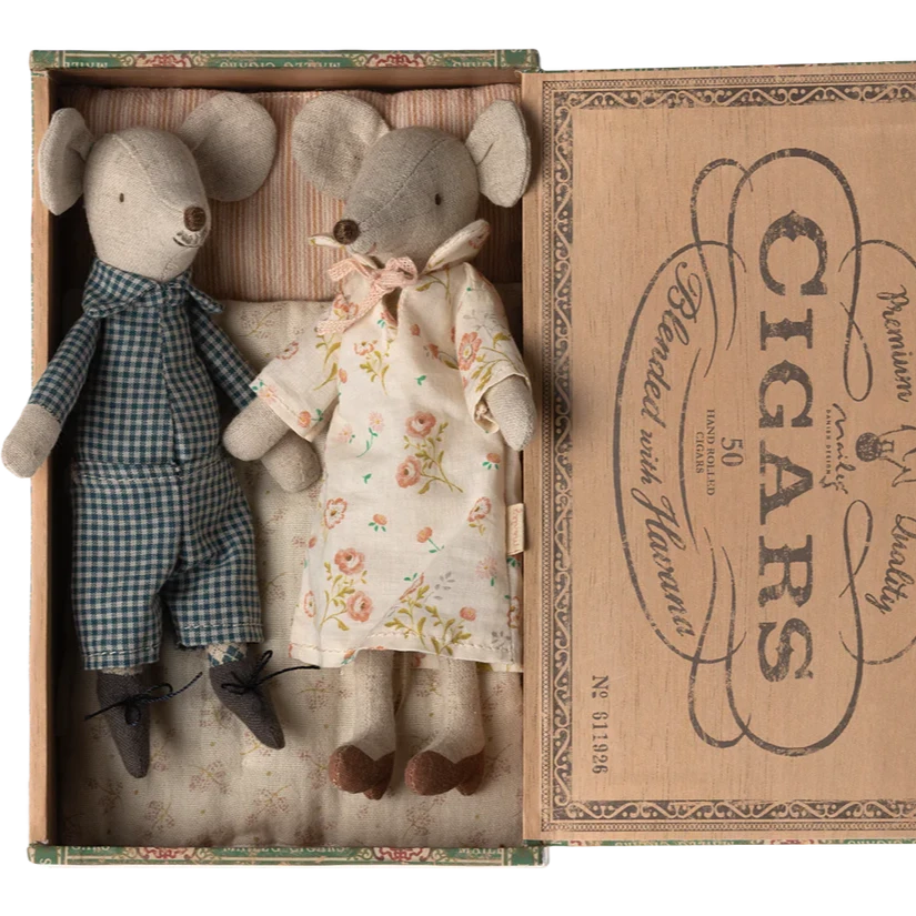 Mice in a Matchbox by Maileg, Grandpa &amp; Grandma
