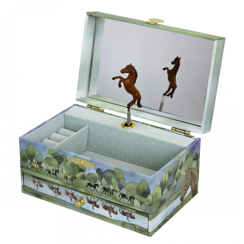 Mum And Baby Horse Musical Box