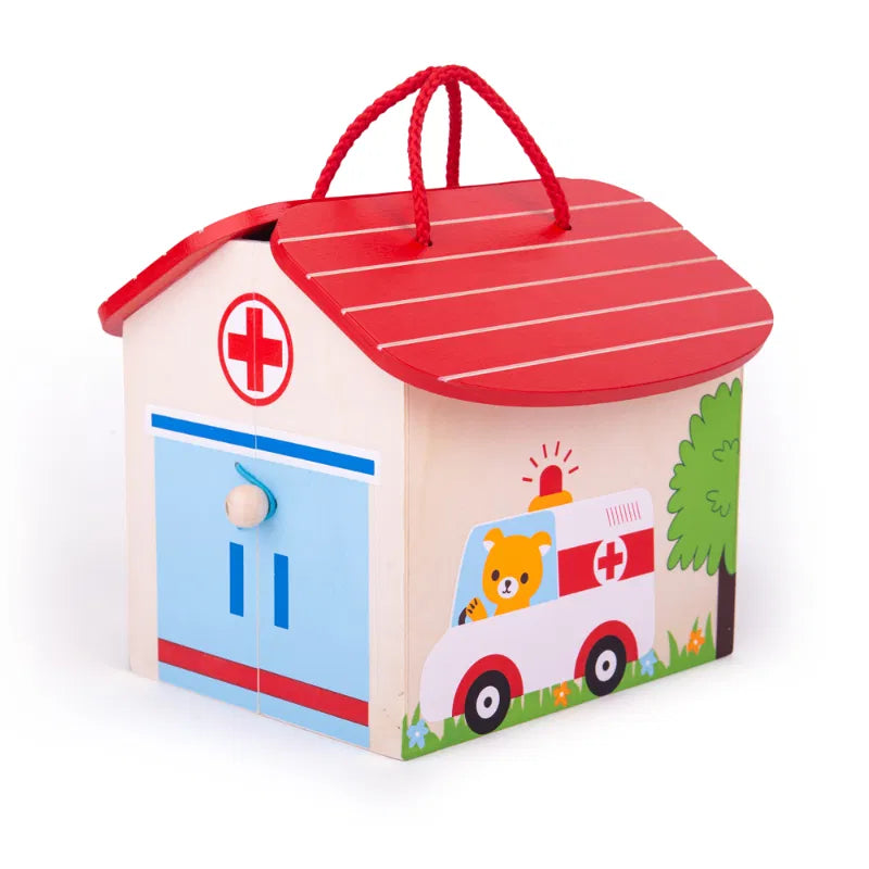 Mini Hospital Wooden Playset