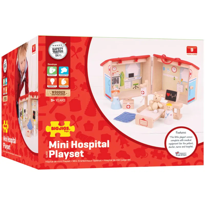 Mini Hospital Wooden Playset