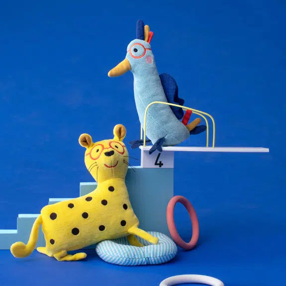 Once Upon A Leopard Rattle Toy