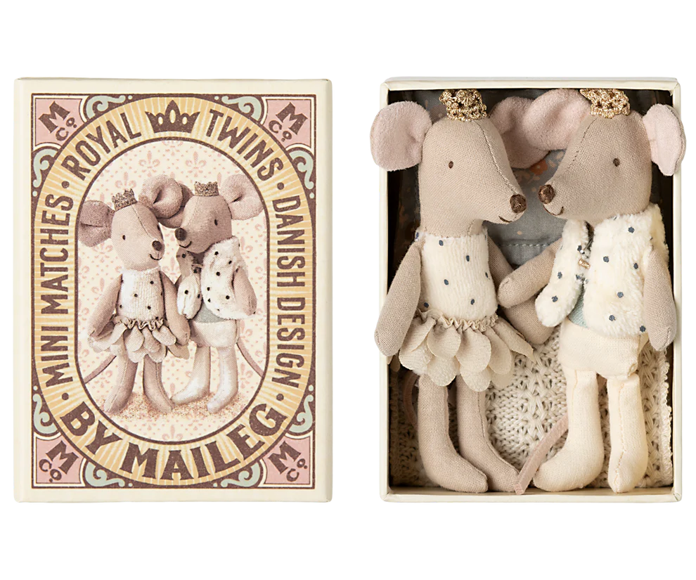 Royal Twins Little Sister and Brother in Matchbox
