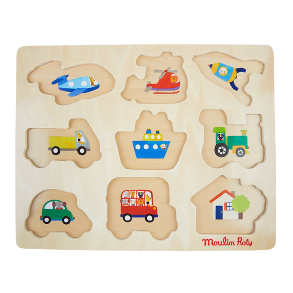 Wooden Vehicle Puzzle