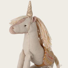 Unicorn Friend Plush Toy by Maileg