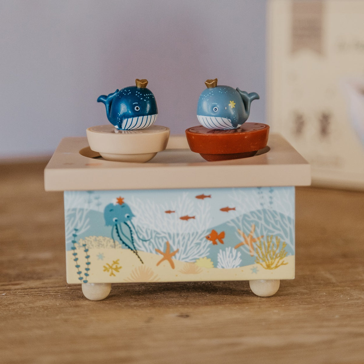 Dancing Whales Musical Box