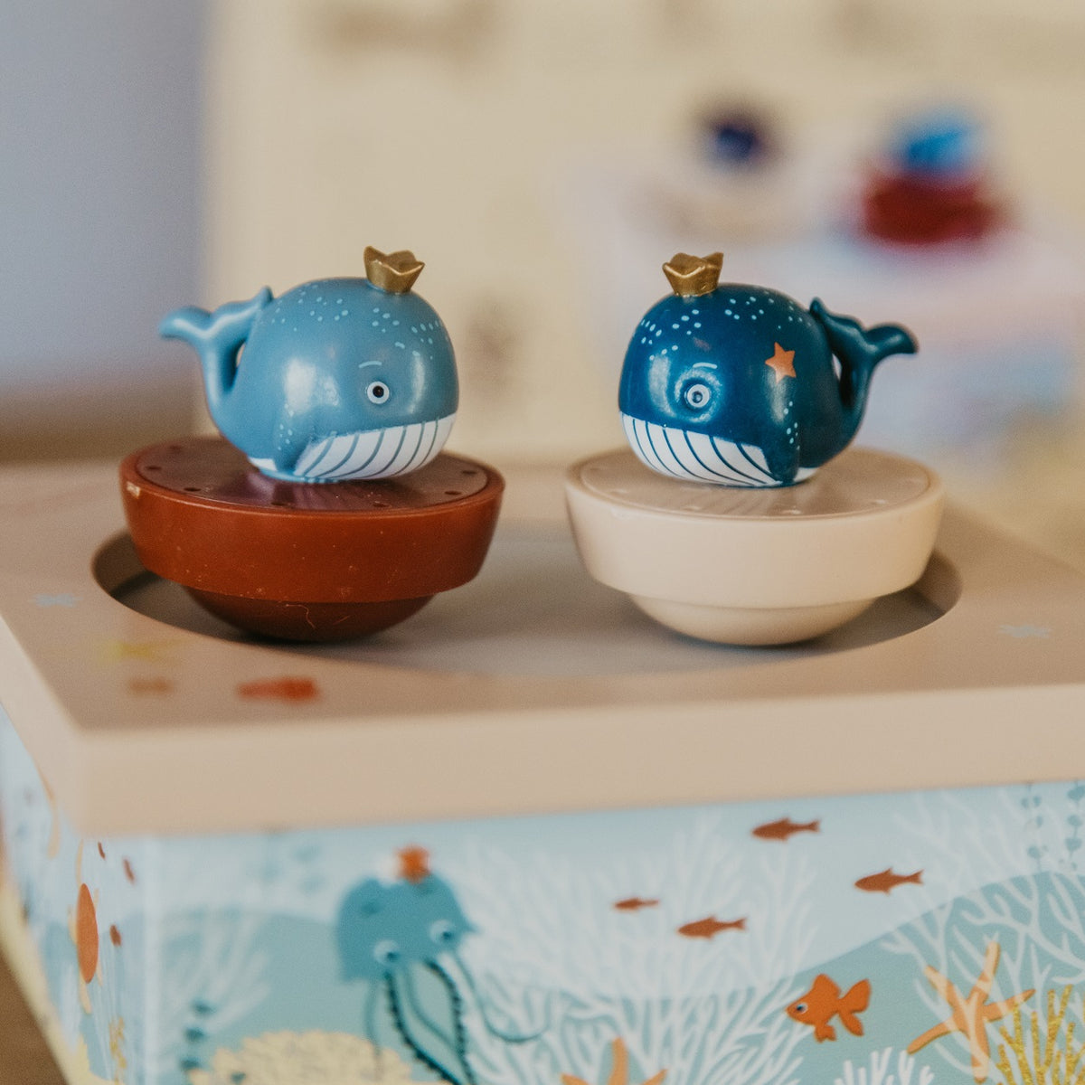 Dancing Whales Musical Box
