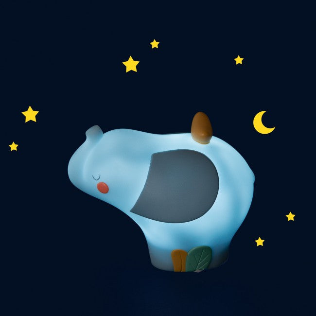 Night Light Blue Elephant