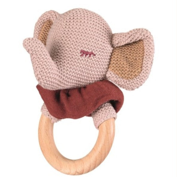 Elephant Rattle Teether