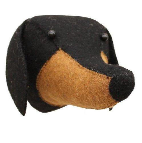 Mini Dachshund Head Wall Hanging - Loula and Deer