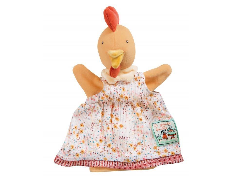 Chicken Hand Puppet made by Moulin Roty