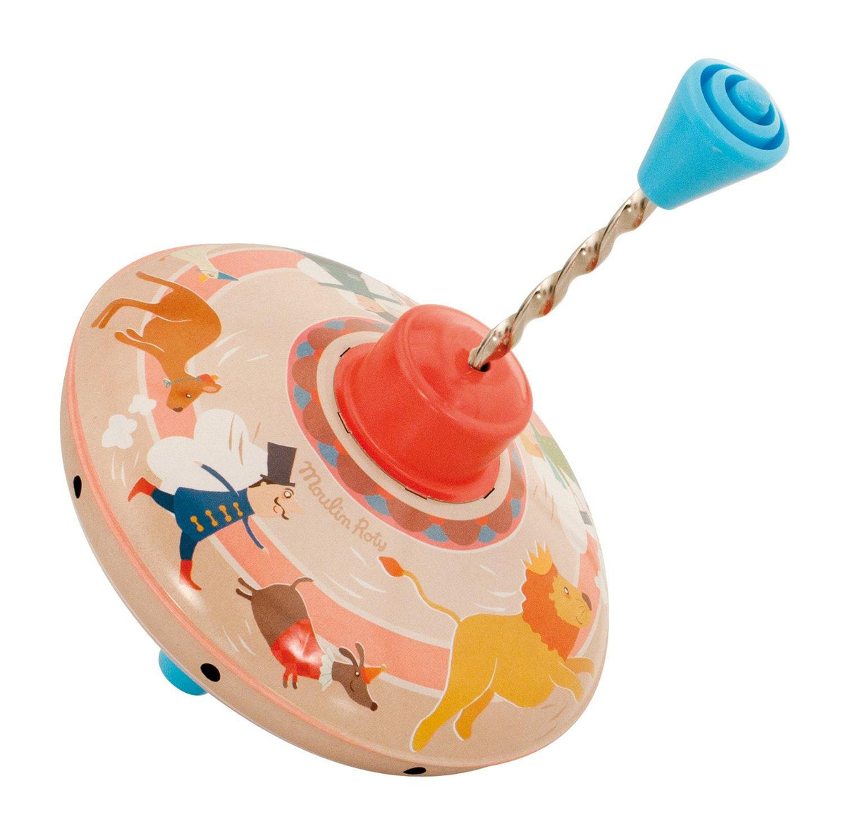 Spinning Top Pink made by Moulin Roty